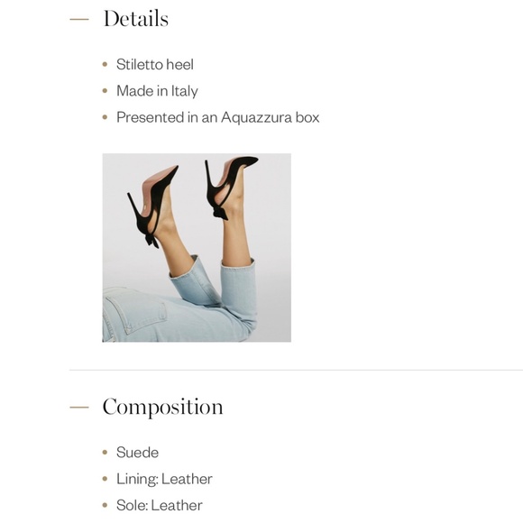 Aquazzura Black Suede Bow Tie Pumps 105 US8.5 / IT38.5 - Picture 8 of 16